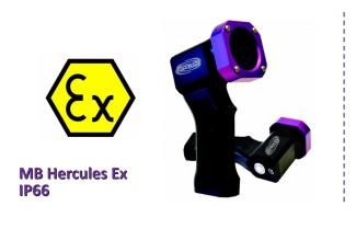 Hercules Ex. UV lampa do explozívneho prostredia.